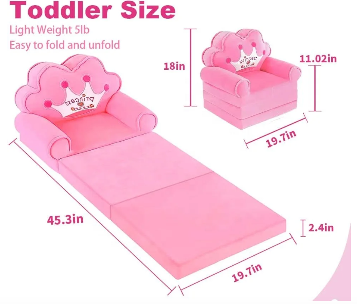 Couch bed for sale toddlers