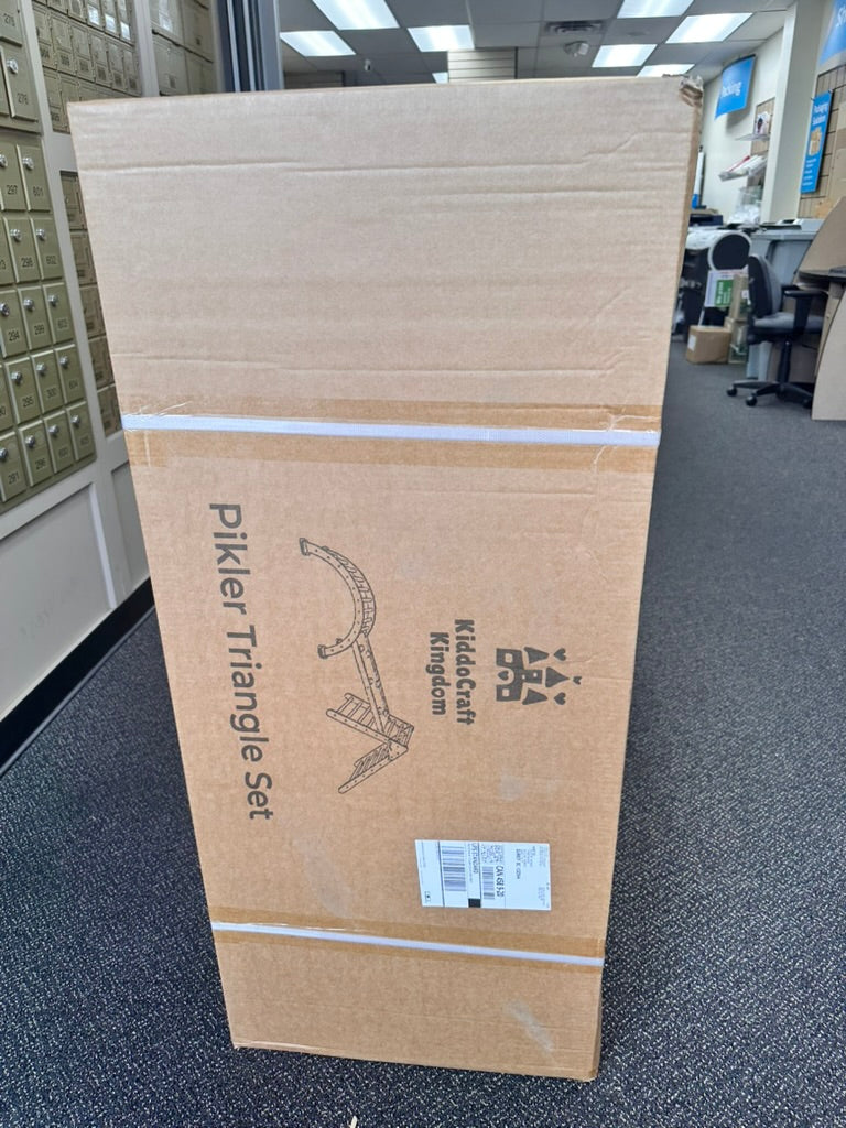 7in1 Montessori Pikler Triangle Set – Foldable Wooden Climber for Toddlers Indoor Playground (Ages 1–6)