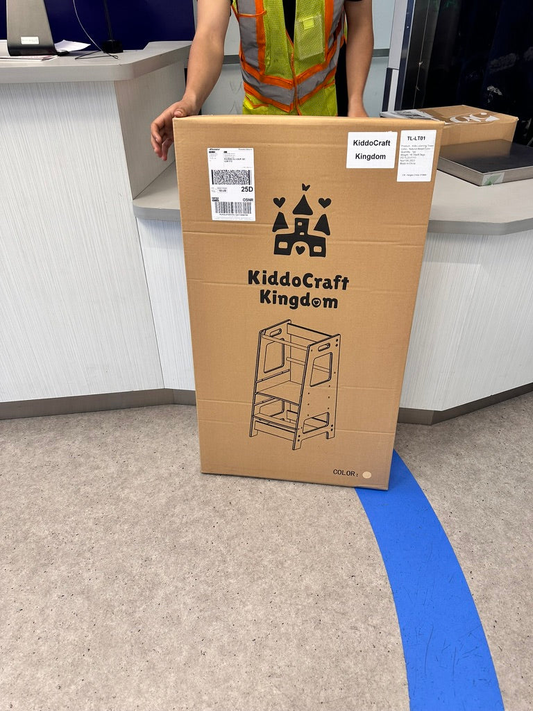 Montessori Learning Tower – Adjustable Wooden Step Stool for Toddlers Kitchen Helper