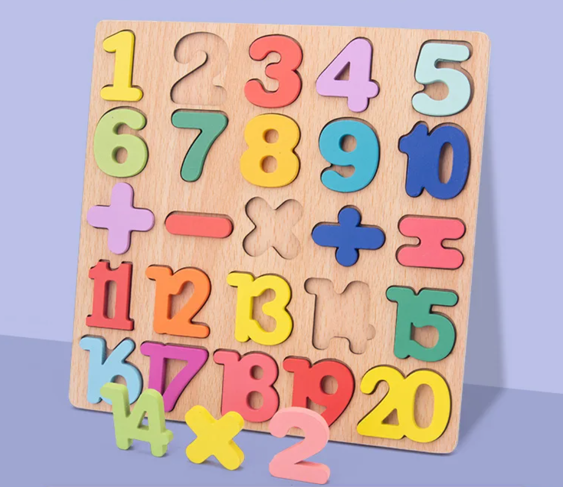 Set of 3 Pack Alphabet Number Geometric Puzzle ABC Learning Toys Montessori Preschool Educational Gift Learning Letter Puzzles Board for Kids 3+