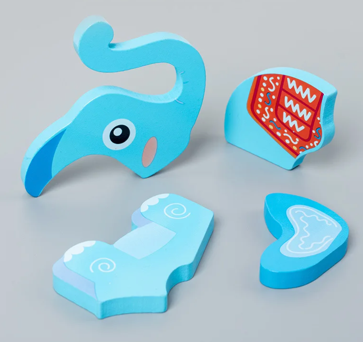 6 Pack Animal Puzzles Learning Educational Toys