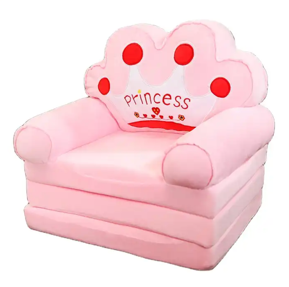 Kids Sofa Bed, Foldable 3 Layers Kids Chair Bed, Soft Children's Sofa